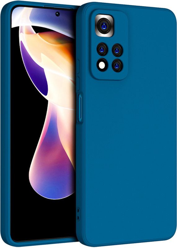 Kapa Back Cover for Xiaomi 11i, Xiaomi 11i Hypercharg  (Blue, Shock Proof, Pack of: 1)