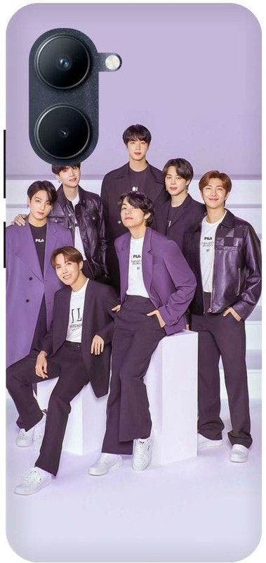 Vinsmoke Back Cover for Realme C33 BTS-BTS-Logo-BTS-Army-Bangtan-Kpop-257  (Multicolor, Shock Proof)