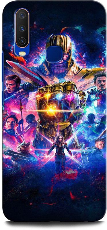 GRAFIQE Back Cover for Vivo Y11 1906/PD1930CF_EX THANOS, AVENGER, COMIC, DC, EVIL, MARVEL, ULTRON, AVENGER  (Multicolor, Shock Proof, Pack of: 1)