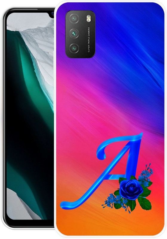 SIMAWAT Back Cover for Poco M3  (Multicolor, Grip Case, Silicon, Pack of: 1)