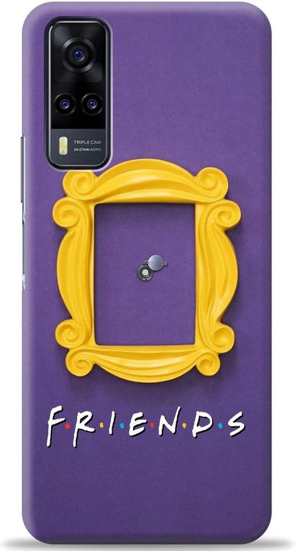 Loffar Back Cover for Vivo Y51A  (Purple, Shock Proof, Pack of: 1)