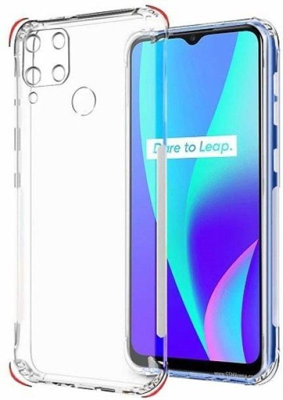 NIKICOVER Back Cover for Realme Narzo 30A, Realme Narzo 20, Realme C12  (Transparent, Camera Bump Protector)