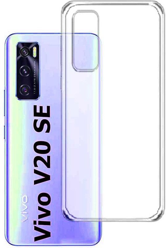 stroxy Back Cover for Vivo V20 SE  (Transparent, Grip Case, Silicon, Pack of: 1)