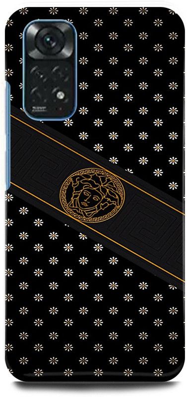play fast Back Cover for Redmi Note 11S VERSACE, MEDUSA, PATTERN, LOGO, SIGN  (Black, Hard Case, Pack of: 1)