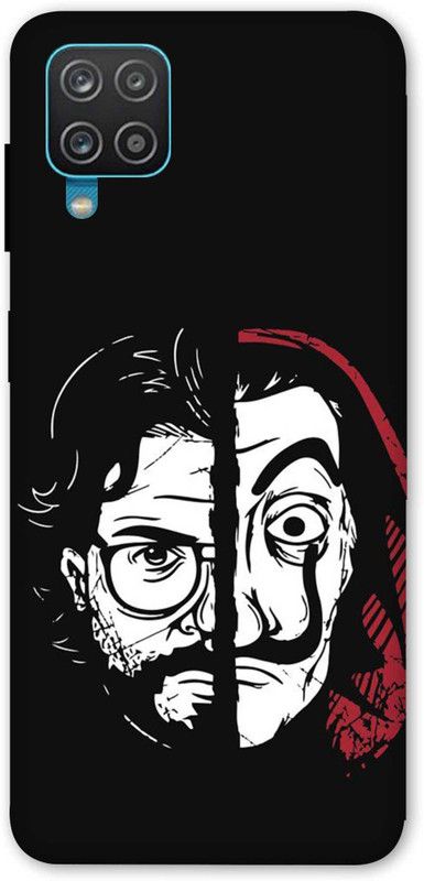 NDCOM Back Cover for Samsung Galaxy M32 Professor And Mask Printed  (Multicolor, Hard Case, Pack of: 1)