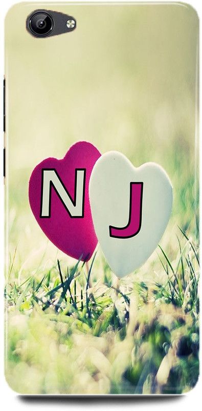 JUGGA Back Cover for vivo Y71i, 1801, N LOVES J NAME,N NAME, J LETTER, ALPHABET,N LOVE J NAME  (Green, Hard Case, Pack of: 1)