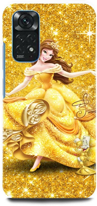 play fast Back Cover for Redmi Note 11S GIRL, CUTE, GIRL, LOVELY, GIRL, ANIME, GOLDEN, LOVE  (Yellow, Hard Case, Pack of: 1)