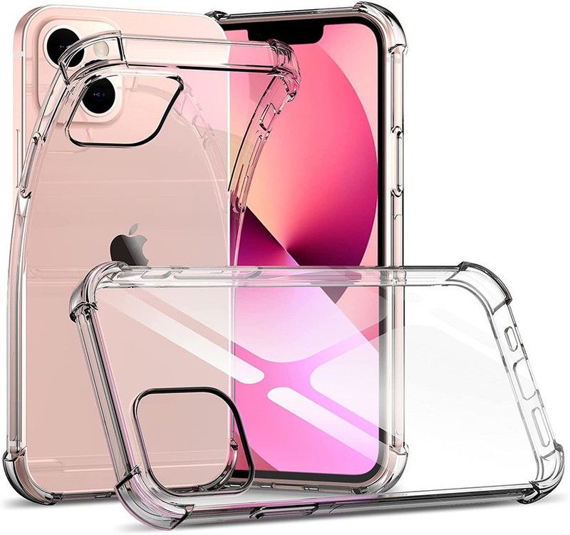 Cover Alive Back Cover for Apple iPhone 13  (Transparent, Grip Case, Pack of: 1)