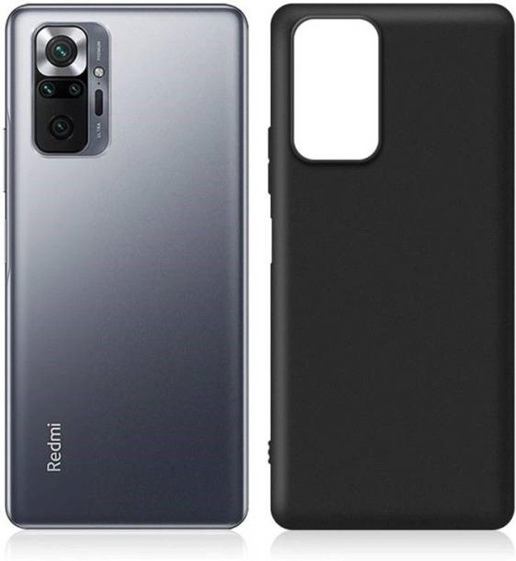 NIKICOVER Bumper Case for Redmi Note 10 Pro, Mi Redmi Note 10 Pro, Xiaomi Mi Redmi Note 10 Pro  (Black, Flexible, Pack of: 1)