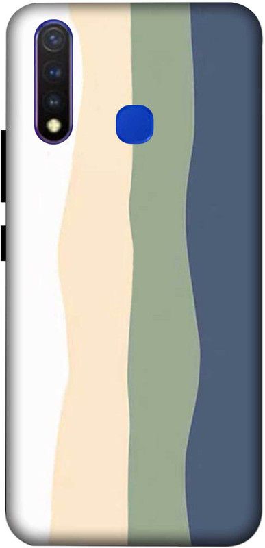 NDCOM Back Cover for VIVO Y19  (Multicolor, Hard Case, Pack of: 1)