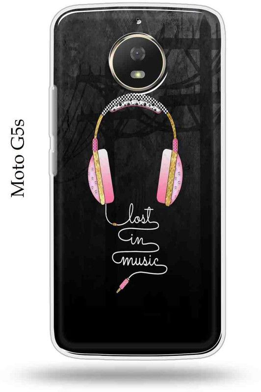 Mystry Box Back Cover for Motorola Moto G5s  (Black, Flexible, Pack of: 1)