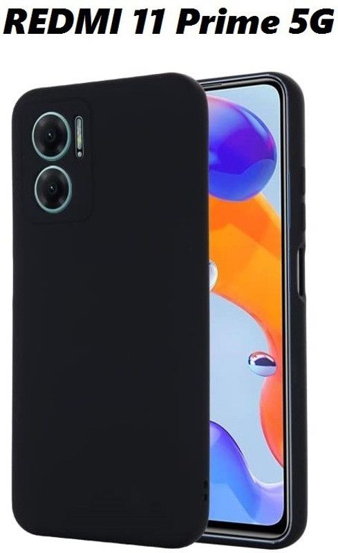 AKSHUD Back Cover for REDMI 11 Prime 5G  (Black, Shock Proof, Pack of: 1)