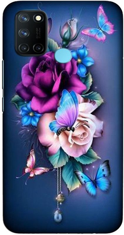 CROKIAN Back Cover for Realme 7i  (Blue, Hard Case, Pack of: 1)