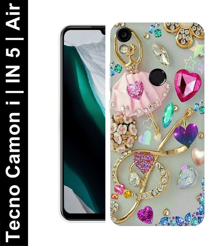 Aabra Back Cover for Tecno Camon i, Tecno Camon i, Tecno Camon Air  (Grey, Flexible, Silicon, Pack of: 1)