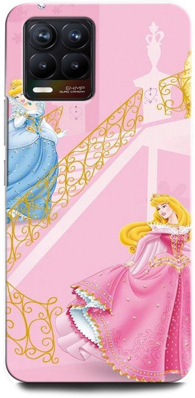 GRAFIQE Back Cover for Realme 8 RMX3085 MODERN, GIRL, GARDEN, NATURE, CUTE, LOVELY, BUTTERFLY  (Multicolor, Shock Proof, Pack of: 1)
