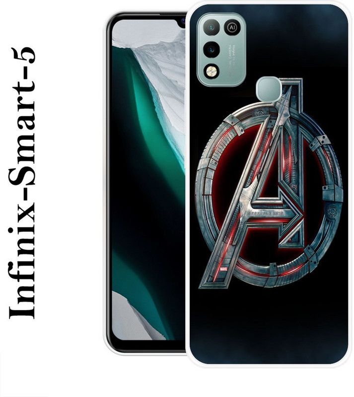 SUPERCASE Back Cover for Infinix Smart 5  (Black, Grey, Grip Case, Silicon)
