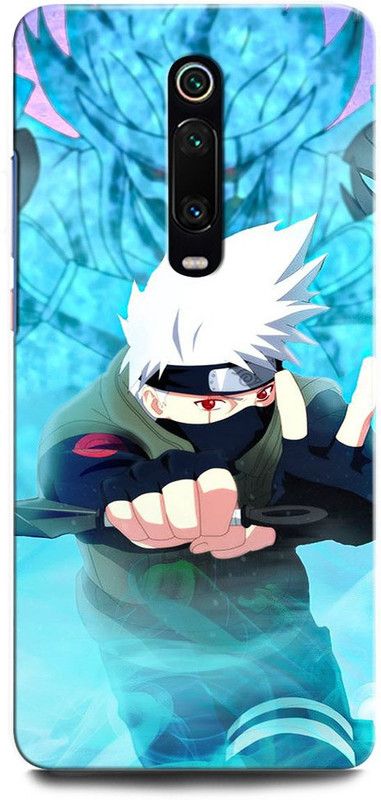 INTELLIZE Back Cover for Redmi K20 MZB7758IN KAKASHI, NARUTO, ANIME, NEON, SUPERHERO, NINJA, BLACK  (Multicolor, Hard Case, Pack of: 1)