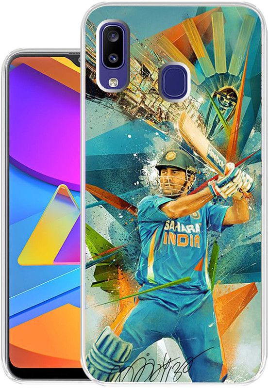 ONLITE Back Cover for Samsung Galaxy M10s  (Blue, Grip Case, Silicon, Pack of: 1)