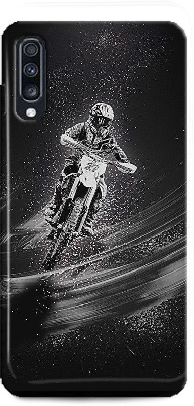 INTELLIZE Back Cover for Samsung Galaxy A70/SM-A705GZKHINS bike,Printed  (Multicolor, Shock Proof, Pack of: 1)