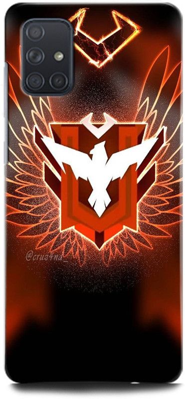 ORBIQE Back Cover for Samsung Galaxy A71 FREEFIRE, JUEGO, GUN, METAL, FIRE, GAME  (Multicolor, Hard Case, Pack of: 1)