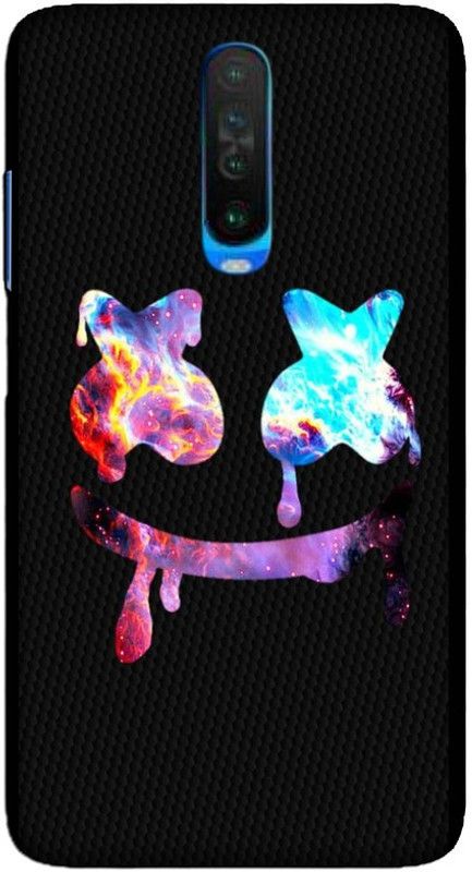CROKIAN Back Cover for POCO X2 Marshmello Back Cover  (Multicolor, Hard Case, Pack of: 1)