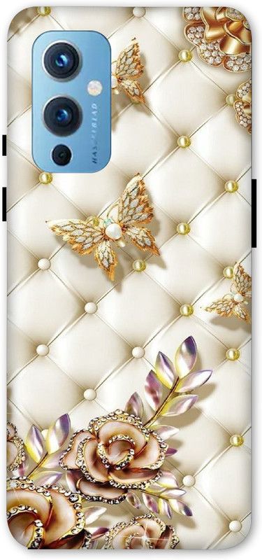 Ekish Back Cover for OnePlus 9 Pro  (Gold, Hard Case, Pack of: 1)