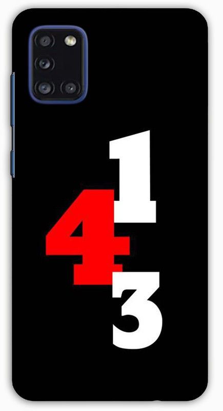 artocus Back Cover for Samsung Galaxy A31, Samsung Galaxy A31 1 4 3 ,I love you Printed Back Cover  (Multicolor, Hard Case, Pack of: 1)