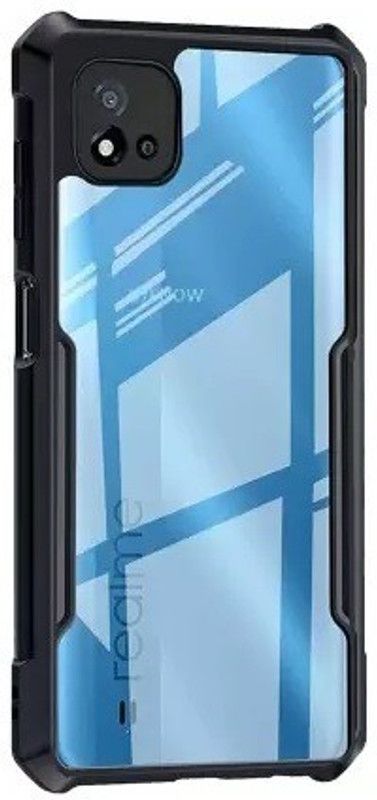 S-Hardline Back Cover for Realme C20, Bumper Clear Transparent Case  (Transparent)