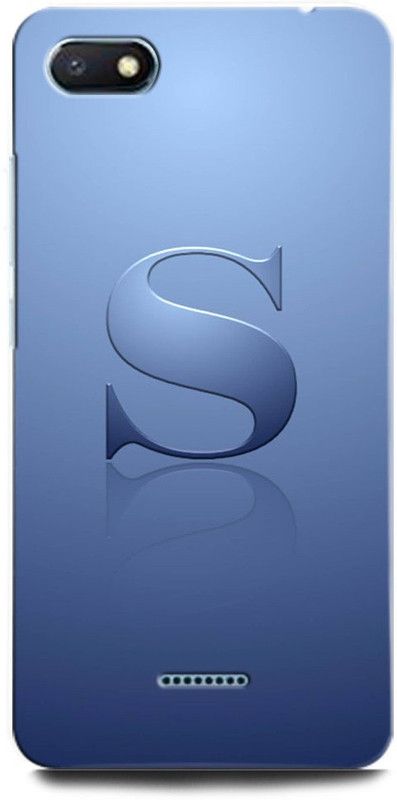 INTELLIZE Back Cover for Redmi 6A M1805C3DI S, S LETTER, S ALPHABET, DESIGN, S NAME  (Multicolor, Hard Case, Pack of: 1)
