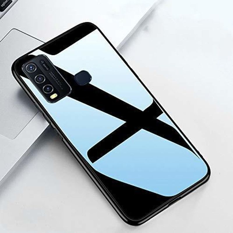ONCRAVES Back Cover for vivo Y50  (Black, Grip Case, Pack of: 1)