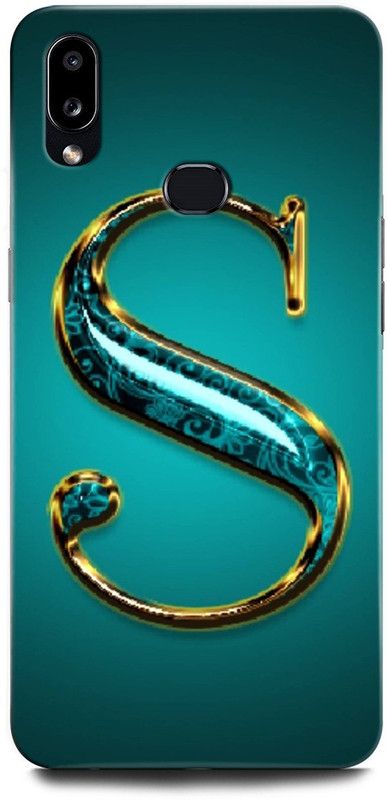 ORBIQE Back Cover for Samsung Galaxy A10s/ S, S LETTER, S ALPHABET, DESIGN  (Multicolor, Hard Case, Pack of: 1)