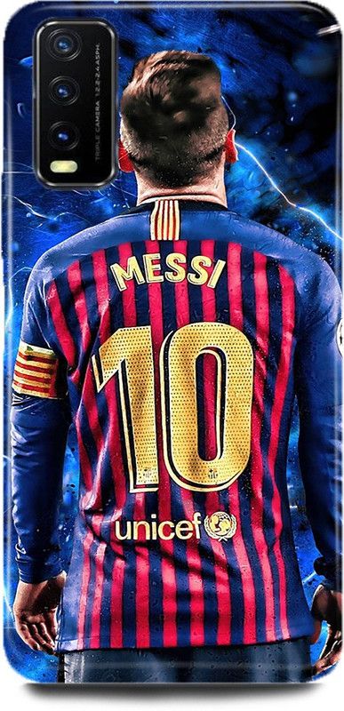 FUGGA Back Cover for Vivo Y20G, V2037, MESSI, LIONEL, MESSI, 10, JERSEY, KING, OF, FOOTLBALL  (Multicolor, Hard Case, Pack of: 1)