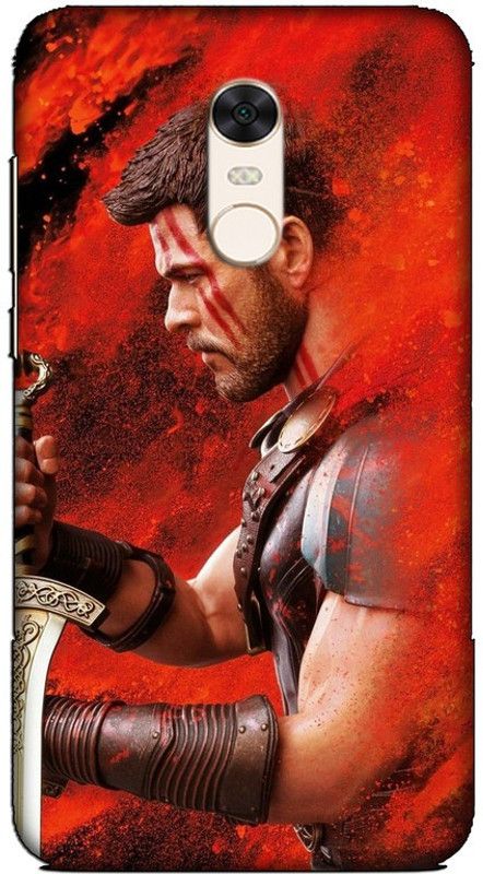 CROKIAN Back Cover for Mi Redmi Note 5  (Red, Hard Case, Pack of: 1)