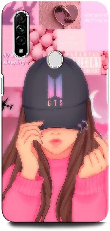 INTELLIZE Back Cover for OPPO A31 BTS X ARMYJUNGSHOOK, KOREAN, HEARTBEAT, BTS, GIRL, SINGER  (Multicolor, Hard Case, Pack of: 1)