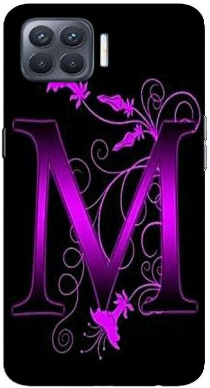 CROKIAN Back Cover for Oppo F17 M letter Back Cover  (Multicolor, Hard Case)