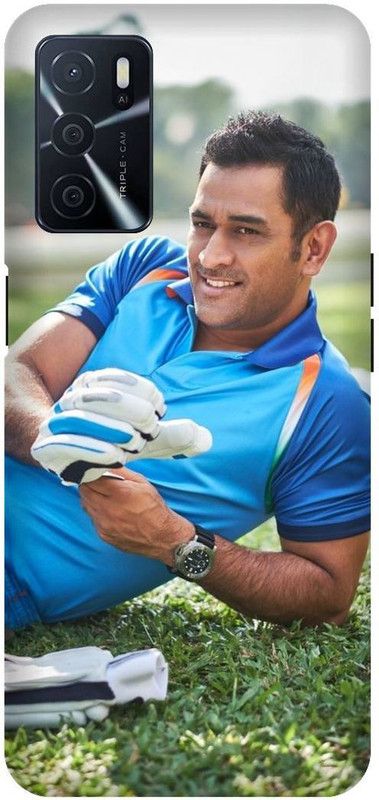 VS PRINT LINK Back Cover for OPPO A16 \ CPH2269 \ Kohli,MS Dhoni,rohit sharma , Printed  (Blue, Hard Case, Pack of: 1)