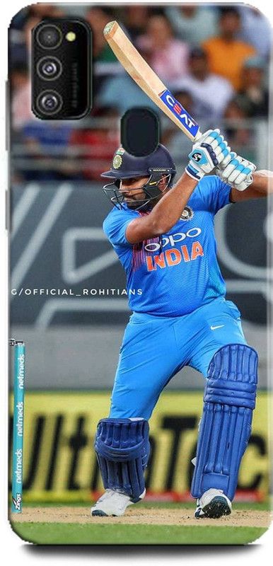 WallCraft Back Cover for Samsung Galaxy M30s ROHIT SHARMA, INDIA, PLAYER, CRICKETER, BATSMAN, SPORTS  (Multicolor, Dual Protection, Pack of: 1)