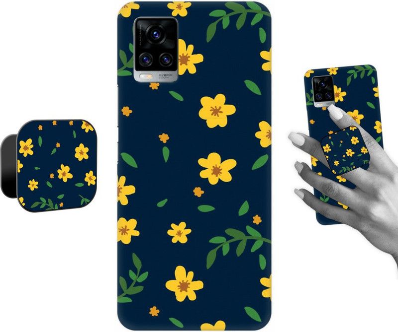 COBIERTAS Back Cover for Vivo V20 PRO  (Multicolor, Cases with Holder)