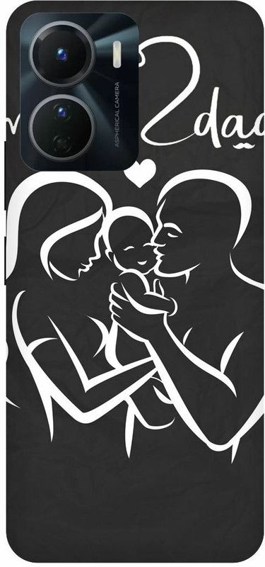 COVERJET Back Cover for VIVO Y16-CUTE- LOVELY- GIRL- BOY- COUPLES- LOVE  (Black, Hard Case, Pack of: 1)