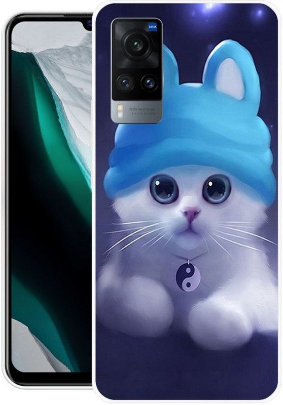 PRINTGARD Back Cover for Vivo X60 Pro  (Multicolor, Grip Case, Silicon)