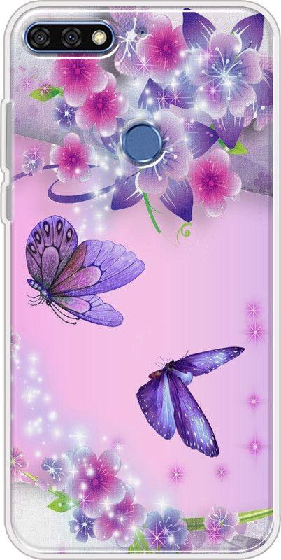 Coolcase Back Cover for Honor 7C Back Case  (Multicolor, Silicon)