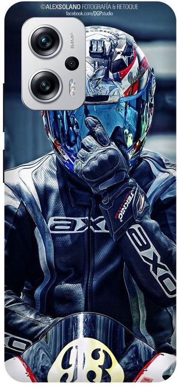 FIKORA Back Cover for REDMI K50i 5G, BAD, BOY, BIKE, LOVER, SPORTS  (Black, Hard Case, Pack of: 1)