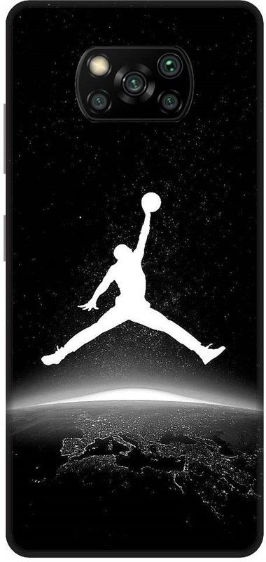 BYXIS Back Cover for Poco X3 Pro Nike, Nike logo, Tropical, Floral, Design, Cool, Airjordan  (Multicolor, Shock Proof, Pack of: 1)