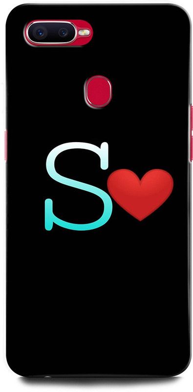 ORBIQE Back Cover for OPPO F9 CPH1881 S, S LETTER, S ALPHABET, DESIGN  (Multicolor, Hard Case, Pack of: 1)
