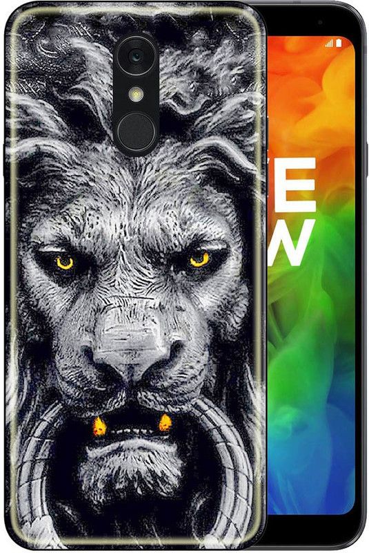 Snazzy Back Cover for LG Q7  (Multicolor, Grip Case, Silicon, Pack of: 1)