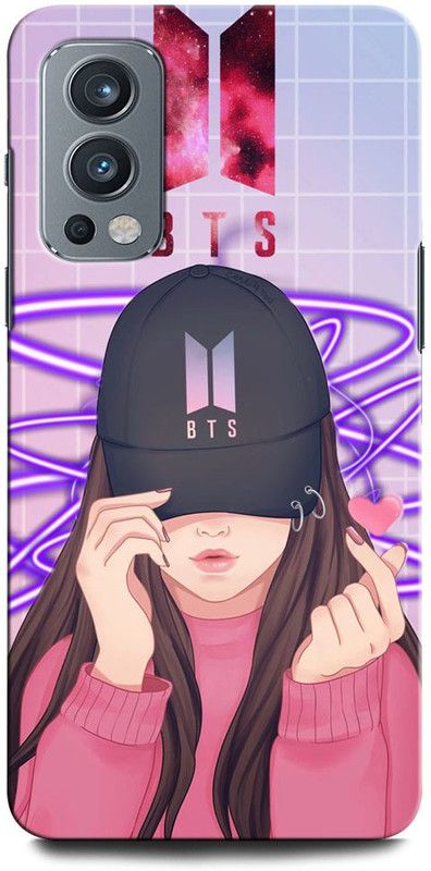 ORBIQE Back Cover for OnePlus Nord 2 5G GIRL, ANIME, BTS, LOVELY GIRL, CARTOON, CUTE GIRL, DOLL  (Multicolor, Hard Case, Pack of: 1)
