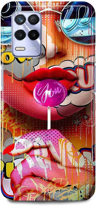 FRONK Back Cover for Realme Narzo 30 5G, POP, ART, LOLI, POP, GIRL, CUTE, GIRL, LOVE  (Multicolor, Hard Case, Pack of: 1)