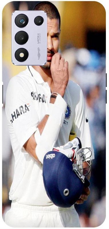 THE NARAYANA COLLECTIONS Back Cover for REALME 9 SE- RMX3461-SHIKHAR,DHAWAN,GABBAR,SPORTS  (Multicolor, Hard Case, Pack of: 1)