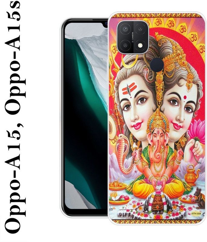 JATLAND Back Cover for Oppo A15  (Multicolor, Grip Case, Silicon)