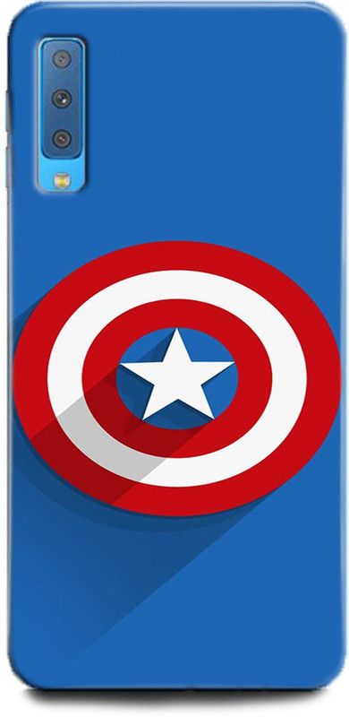 Afterglow Back Cover for SAMSUNG Galaxy A7 CAPTAIN AMERICA, AVENGERS, MARVEL, COMICS, SHEILD, SUPERHERO  (Multicolor, Shock Proof, Pack of: 1)